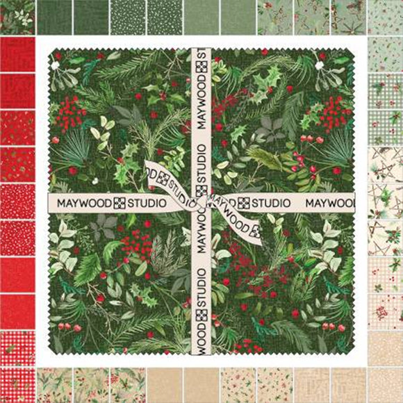 Winter Wreaths 10in Squares 42pcs/bundle