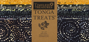 10in Squares Tonga Batik Amber 42pcs