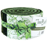 Java Batiks Forest Green 2.5" Strips - 40 pcs