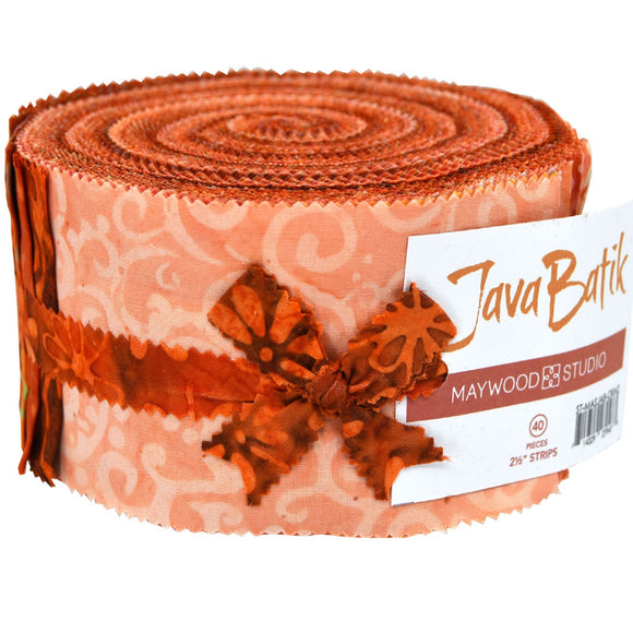 Java Batiks Orange 2.5