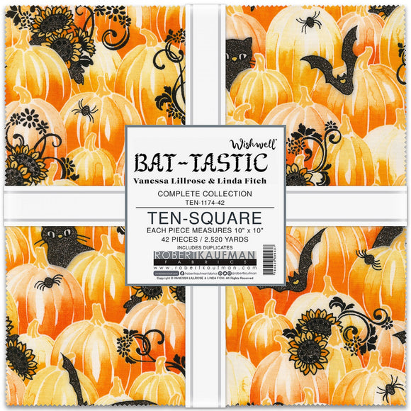 10in Squares Bat-Tastic 42pc