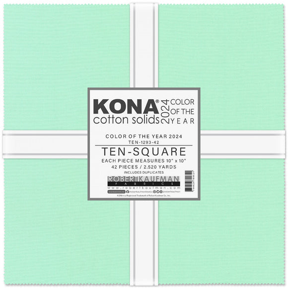 10in Squares Kona Color of the Year 2024 42pcs, Julep