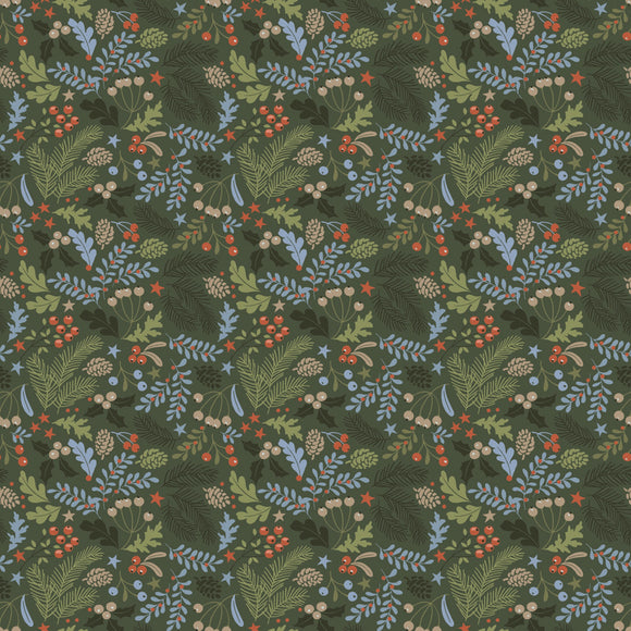 Santa's Tree Farm Berries & Boughs Forest Yardage
