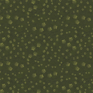 Back Country Animal Prints Dark Olive