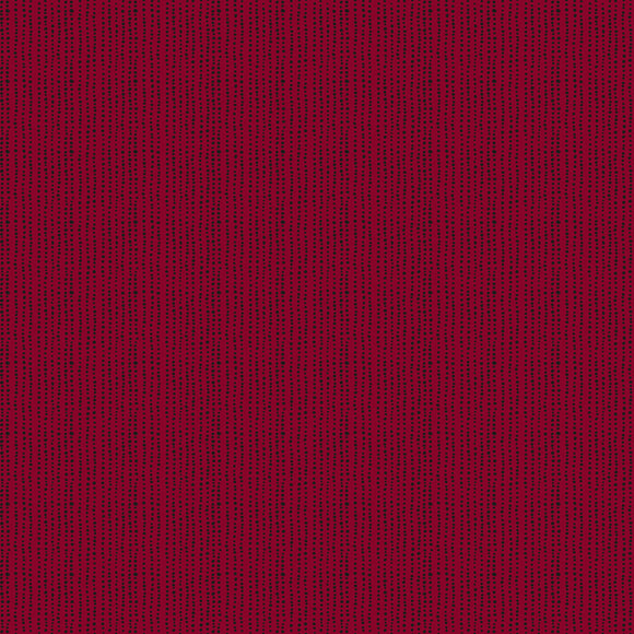 Merlot Dotty Stripe Dark Red