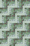 Rail Fence Quit Kit - Hand Picked Christmas 32" x 48" - Makes 24 Blocks