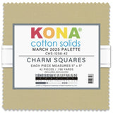 March 2025 Palette 5in Squares Kona Cotton 42pcs/bundle