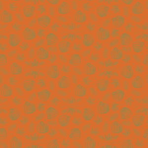 Shades of Autumn Icons Orange Sparkle Yardage