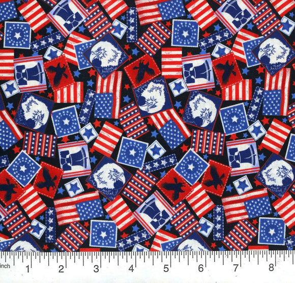 Patriotic Icons Yardage