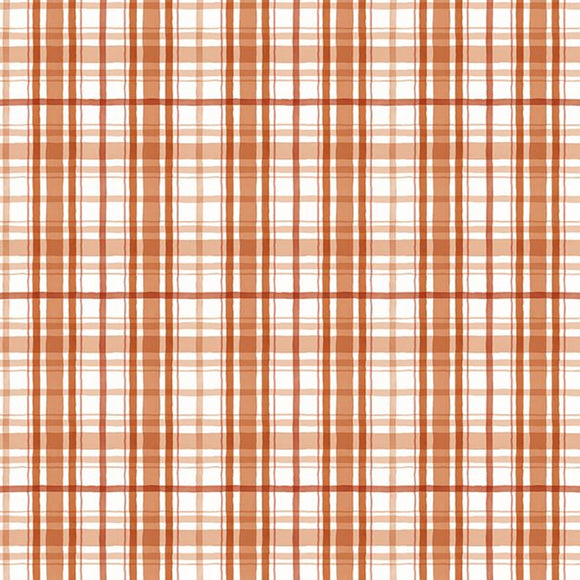 Santa's Tree Farm Plaid Rudolph Yardage