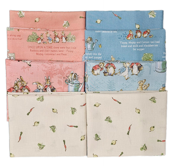 The Tale of Peter Rabbit™ Fat Quarter Bundle - 8pcs