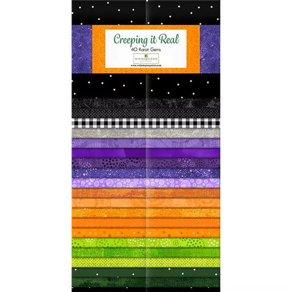 Wilmington Prints Creeping It Real 2-1/2in Strips 42pcs