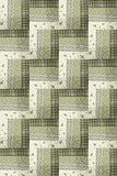 Handcut Let's Get Lost In The Woods Greens Rail Fence Quilt Kit-32" x 48"