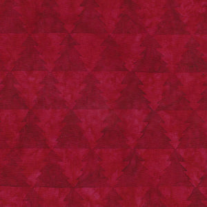 Island Batik Holly Holiday Triangle Trees Cherry