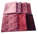 Fat Quarter Bundle   Assorted Pink/Purple - Fuller Fabrics