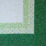Corner Cabin Quilt Kit-36" x 48" Quilt Top Botanical Nectar Fabrics - Hand Cut by Fuller Fabrics