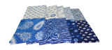 Indigo Splash Fat Quarter Bundle - 10pcs No Duplicates