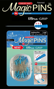 Magic Pin Ultra Grip Quiliting FINE 100pc