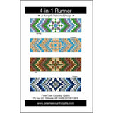 4 in 1 Bargello Style Table Runner Pattern - Fuller Fabrics