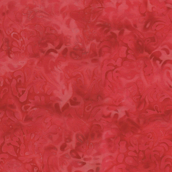 Maywood Studios Color Therapy Batiks New Scroll Vine Red