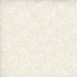 Day Dreams White on Natural - Fuller Fabrics