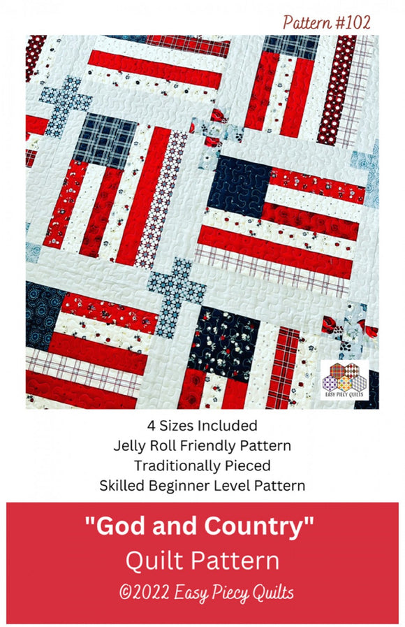 God and Country Quilt Pattern
