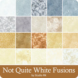 Robert Kaufman 2-1/2in Strips Fusions Collection - Not Quite White Colorstory, 40pcs