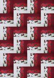 Rail Fence Quilt Kit -Joyful Reds Makes a 32" x 48" Quilt Top