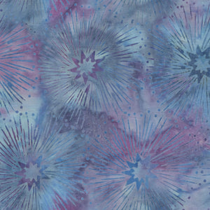 Maywood Studio Dusk to Dawn Batiks Starburst Blue/Purple