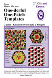 2in Kite and Crown One-derful One Patch Templates