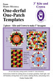3in Kite and Crown One-derful One Patch Templates