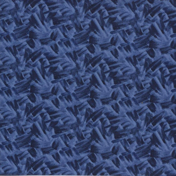 Navy Blue Etchings - Fuller Fabrics