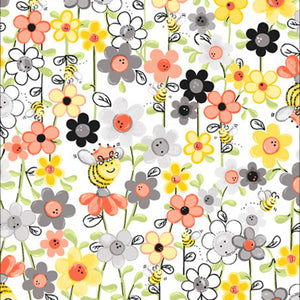 Susybee White Bee Floral