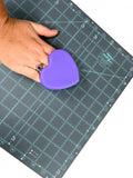 The Gypsy Quilter Mat Cleaning Pad Heart Shaped 3-1/4in x 1in