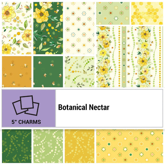 5in Squares Botanical Nectar, 42pcs