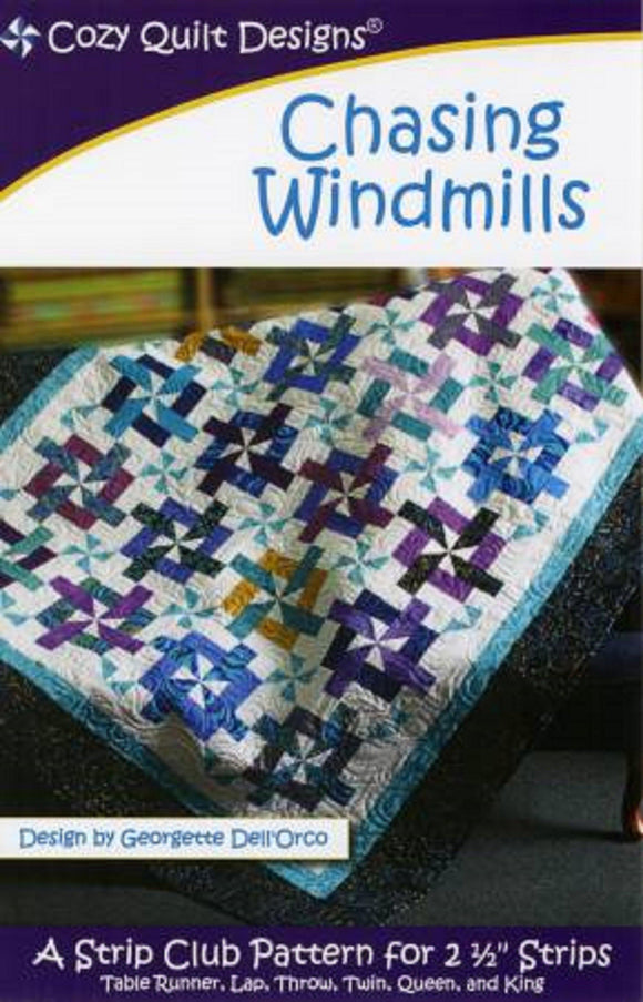Cozy Quilts Designs - Chasing windmills Pattern - Fuller Fabrics