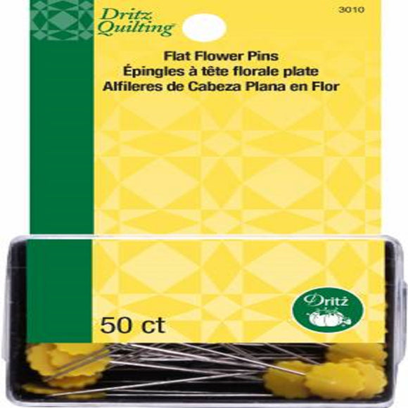 Drtiz Flat Flower Pins - Fuller Fabrics