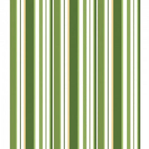 Glad Tidings Metallic Green Stripes - Fuller Fabrics