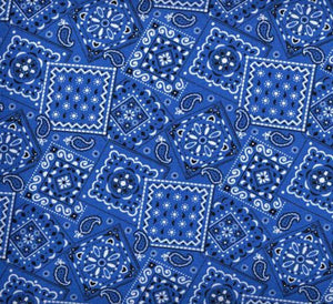 Royal Blue Bandana - Fuller Fabrics