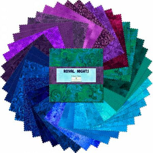5in Squares Essential Gems Royal Nights 42pcs - REVISED 4/5/24