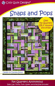 Cozy Quilt Designs Pattern Snaps and Pops - Fuller Fabrics