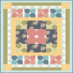 Quilt Kit Sunlit Blooms, Maywood Studios 52in x 68in - Fuller Fabrics
